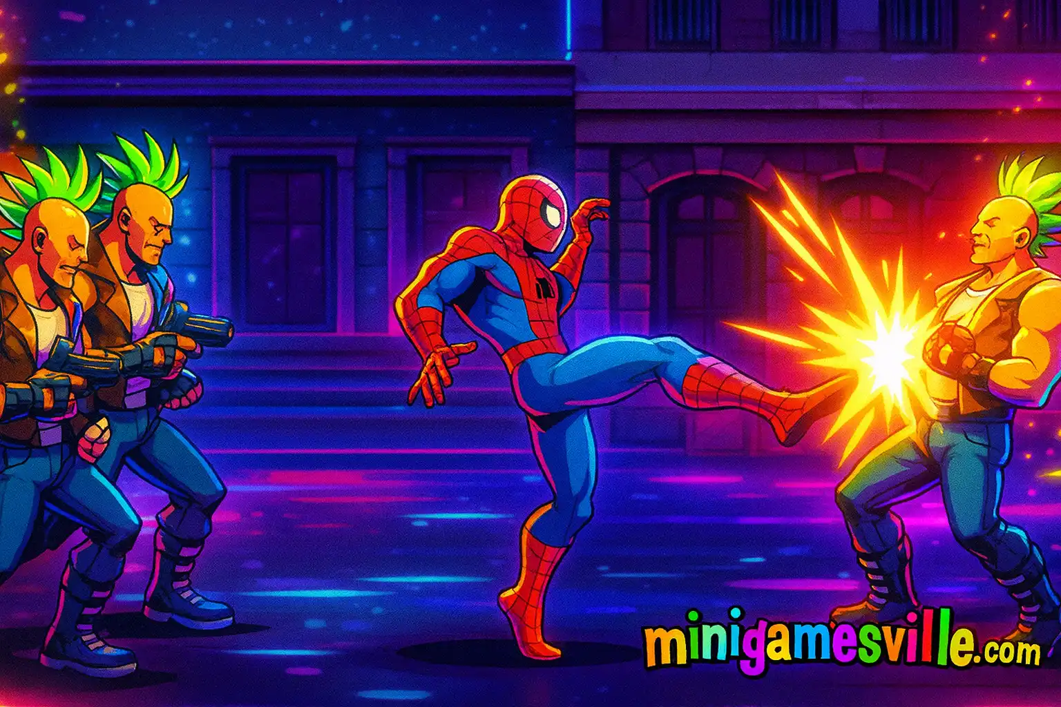 Spider Hero Street Fight gameplay screenshot